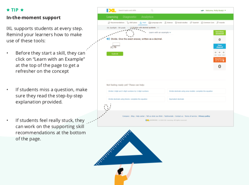 Tips for using IXL